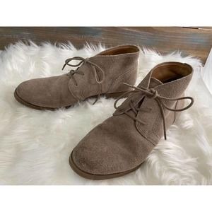 Tan Suede Franko Sarto size 7.5 M Booties